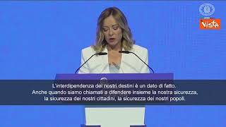 Meloni ad Astana: "Unire gli forzi contro il terrorismo e i trafficanti di droga"