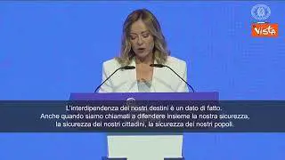 Meloni ad Astana: "Unire gli forzi contro il terrorismo e i trafficanti di droga"