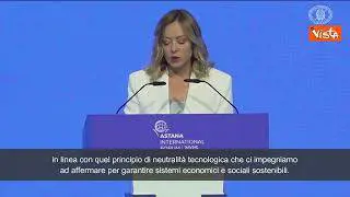 Meloni: "Tra Italia e Kazakistan collaborazione su tecnologia, materie prime e ambiente"