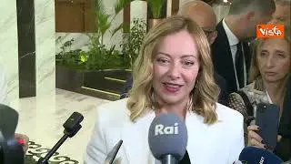Dazi Usa, Meloni: "Ue non sta perdendo tempo, serve più comprensione, sono positiva"