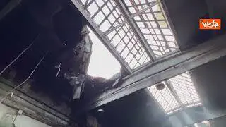 Attacco russo con droni, distrutto deposito dei filobus Kharkiv