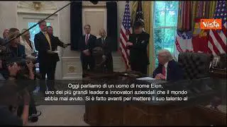 Trump: "Elon Musk uno dei più grandi leader e innovatori che il mondo abbia mai avuto"