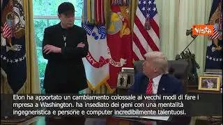 Musk lascia l'amministrazione americana, i ringraziamenti di Trump