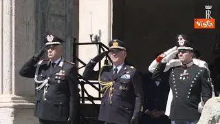 2 Giugno, il cambio della Guardia dei Corazzieri al Quirinale per la Festa della Repubblica
