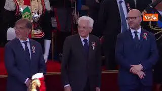 2 Giugno, la banda della Finanza si esibisce alla parata ai Fori Imperiali