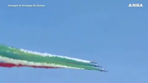 2 giugno: le Frecce tricolori su Roma per la festa della Repubblica