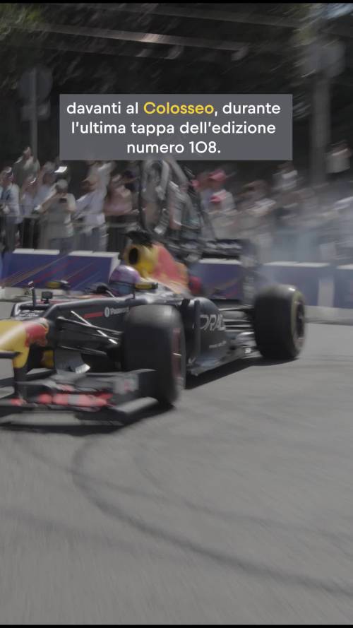 Show Red Bull a Roma con la F1