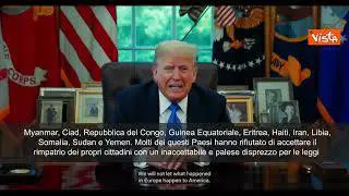 Trump firma divieto viaggio negli Stati Uniti per 12 Paesi: Disprezzano leggi immigrazione Usa