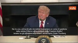 Trump: "Israele ha già abbastanza problemi senza rapire Greta Thunberg"