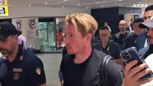 De Bruyne a Roma per le visite mediche