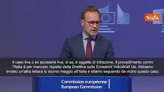 Portavoce Commissione Ue: Italia già sotto infrazione per ex Ilva, seguiamo da vicino il caso