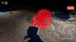 Israele attacca l'Iran con 200 aerei da combattimento, ecco l'illustrazione dell'Idf sul blitz
