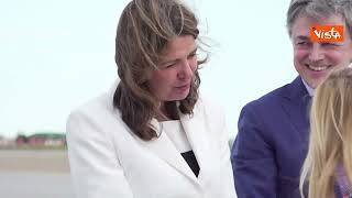 La premier Giorgia Meloni atterra a Calgary per partecipare al G7 in Canada