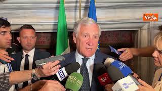 Usa-Iran, Tajani: L'Italia è per la ripresa del dialogo