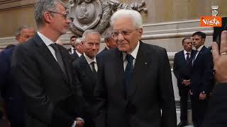 Mattarella partecipa all'Assemblea Generale della Corte di Cassazione