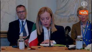 Meloni: "Rafforzare l'Africa significa rafforzare anche l'Europa"