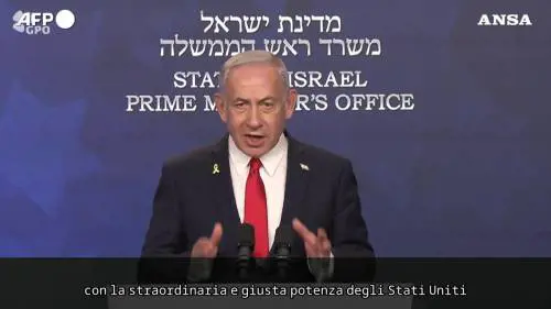 Netanyahu: "Decisione Trump coraggiosa, cambierà la storia"