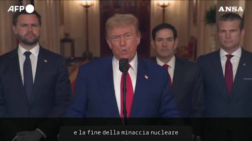 Trump, "distrutti gli impianti nucleari iraniani chiave"