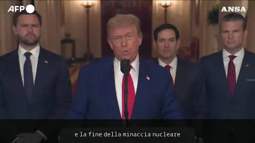 Trump, "distrutti gli impianti nucleari iraniani chiave"