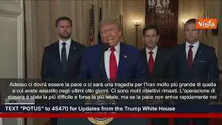 Trump: Posso dichiarare al mondo che attacchi a Iran sono stati spettacolare successo militare
