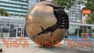 Addio allo scultore Arnaldo Pomodoro. Ecco la sua “Sfera con Sfera” davanti all'Onu, a New York