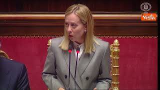 Meloni: Italia lavora a soluzione "Due popoli, due Stati" per Gaza