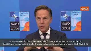 Rutte: "Non ho alcun dubbio sull'impegno degli Usa nella Nato"