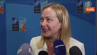 Meloni; Impegno del 5%? "Non ho sentito polemiche, anche la Spagna ha firmato lo stesso documento"