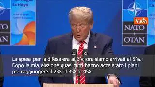 Vertice Nato. Trump: Accordo al 5% per la difesa è una vittoria monumentale