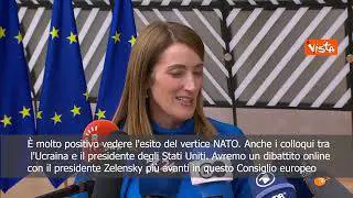 Metsola (Parlamento Ue): Positivo esito vertice Nato, bene i colloqui tra Zelensky e Trump