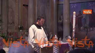 Le esequie di Alvaro Vitali nella Chiesa di San Pancrazio a Roma, le immagini