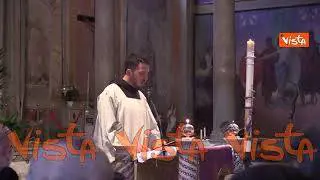 Le esequie di Alvaro Vitali nella Chiesa di San Pancrazio a Roma, le immagini
