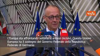 Merz: Sostengo la Presidente Commissione europea e gli sforzi per accordi con Usa sui dazi