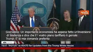 Trump ai critici sui dazi: "Dovrebbero tornare a studiare economia"