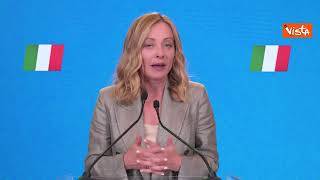 Meloni: "Stiamo lavorando a un nuovo piano e strategia industriale sul mare"