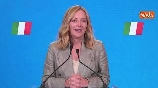 Meloni: "Lavoriamo per fare dell'Italia lo snodo strategico dell'energia tra Africa ed Europa"