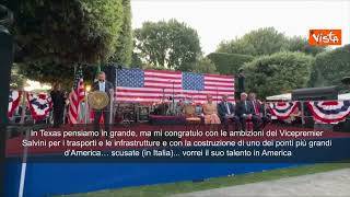 Lapsus dell'Ambasciatore Fertitta: Salvini sta costruendo il ponte più grande d'America