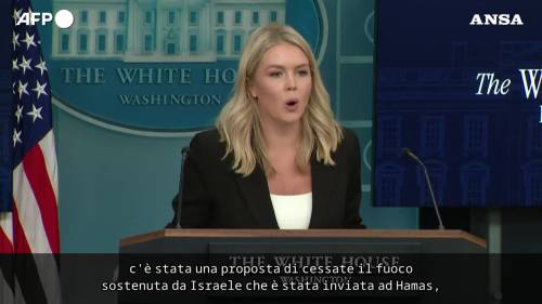 Casa Bianca: "Fine della guerra a Gaza è priorità per Trump"