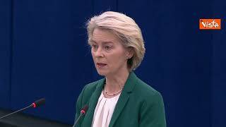 Ursula von der Leyen: "Non possiamo accettare sostegno della Cina alla Russia"