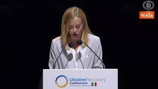 Ricostruzione Ucraina, Meloni: "Chi ha finanziato macchina da guerra russa non deve beneficiarne"
