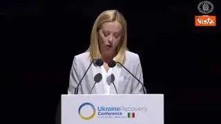 Meloni: "Alle imprese dico non abbiate paura di investire nella ricostruzione dell'Ucraina"