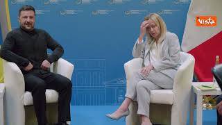 Conferenza per la Ricostruzione dell'Ucraina, incontro bilaterale tra Meloni e Zelensky