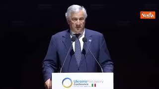 Tajani apre la Conferenza su Ricostruzione Ucraina: "Difendere Kiev è difendere la democrazia"