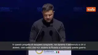 Ricostruzione Ucraina, Zelensky: "Chi ha aiutato la Russia non è il benvenuto"