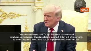 Trump: Quella in Ucraina è la guerra di Biden, non la mia. Lavoriamo affinché finisca