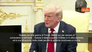 Trump: Quella in Ucraina è la guerra di Biden, non la mia. Lavoriamo affinché finisca