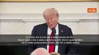 Trump ricorda l'attentato di Butler: Un anno fa mio tempo stava per finire... Dio mi ha salvato
