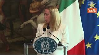 Dazi Usa, Meloni: Cercare accordo, altri scenari insensati