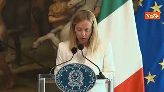 Dazi, Meloni: "Necessario raggiungere accordo vantaggioso per Ue e Usa entro il primo agosto"