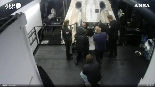 Space X, ammarati al largo della California gli astronauti della missione Axiom 4